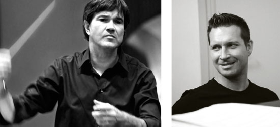 Festkonzert der Universität Duisburg-Essen · Oliver Leo Schmidt, Leitung (Foto: Georg Schreiber) · Eduard Kiprsky, Klavier (Foto: Roxana Vlad)