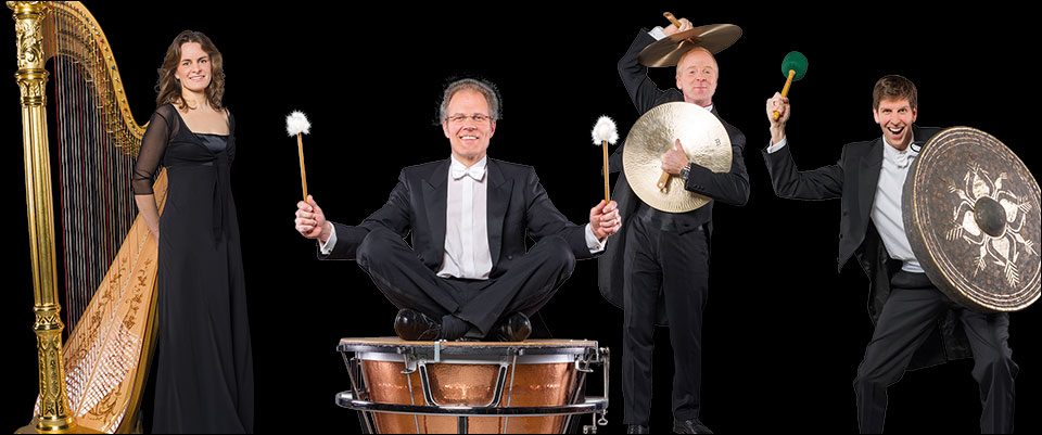Duisburger Philharmoniker: Die Schlaginstrumente und Harfen