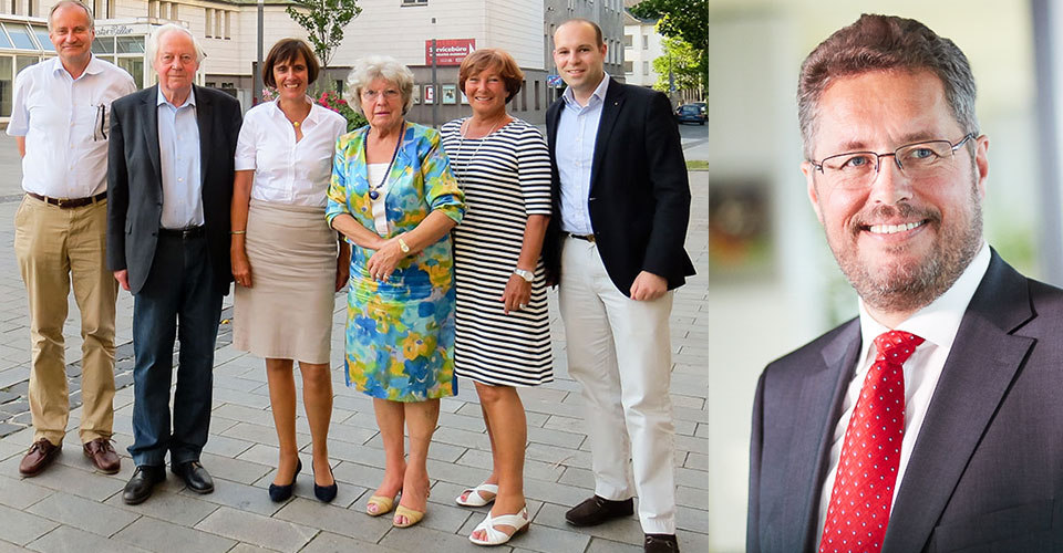 Beirat der Gesellschaft der Freunde und Präsident Dr. Karl-Ulrich Köhler
