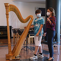 Verena Plettner: Harfe