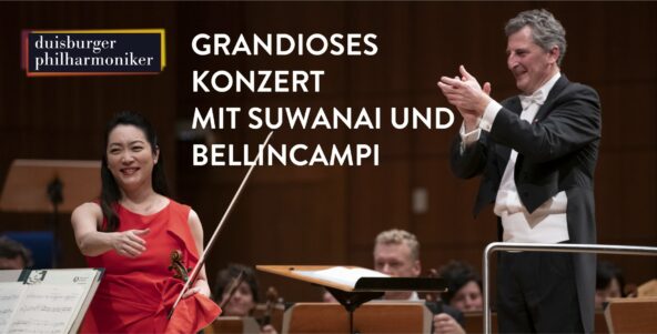 Giordano Bellincampi und Solistin Akiko Suwanai begeistern im 2. Philharmonischen Konzert