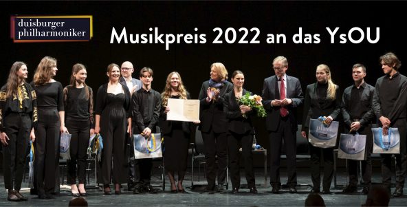 MUSIKPREIS DER STADT DUISBURG 2022 für das Youth Symphony Orchestra of Ukraine