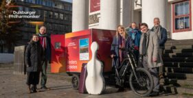 Auf dem Weg zu einem klimabewussten Orchester – Duisburger Philharmoniker präsentieren Cargo-Bike