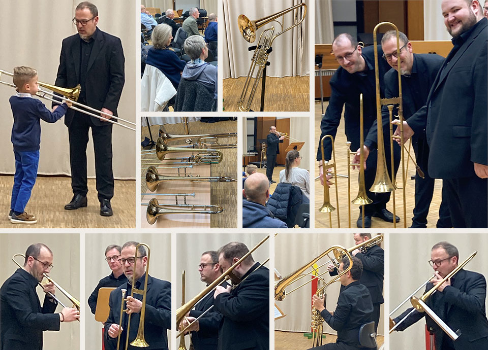 „Meet the Orchestra“: die Posaunengruppe der Philharmoniker